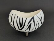 Straußeneischale im Zebralook bemalt Nr. 881