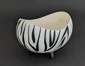 Straußeneischale im Zebralook bemalt Nr. 881