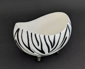 Straußeneischale im Zebralook bemalt Nr. 882