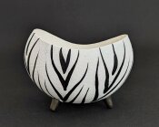 Straußeneischale im Zebralook bemalt Nr. 883
