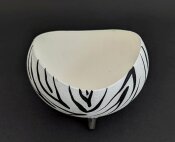 Straußeneischale im Zebralook bemalt Nr. 883