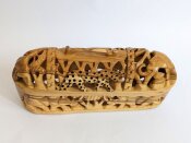 geschnitzte Holzschale mit Deckel Big Five Nr. 4003