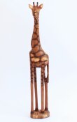 Giraffe aus Olivenholz geschnitzt Nr. 4024 Höhe 64 cm