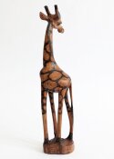 Giraffe aus Olivenholz geschnitzt Nr. 4048 Höhe 34 cm