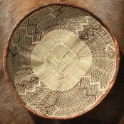 Korbschale aus Südafrika Ø 43 cm, Tiefe 5 cm
