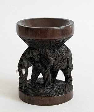 Straußeneiständer Elefant - handgefertigt aus Südafrika Nr. 814011