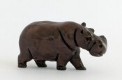 Hippo aus Wengeholz geschnitzt Nr. 4060